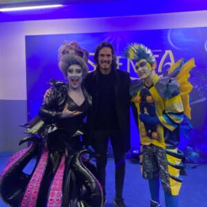 Cavani y flia fue a ver La Sirenita