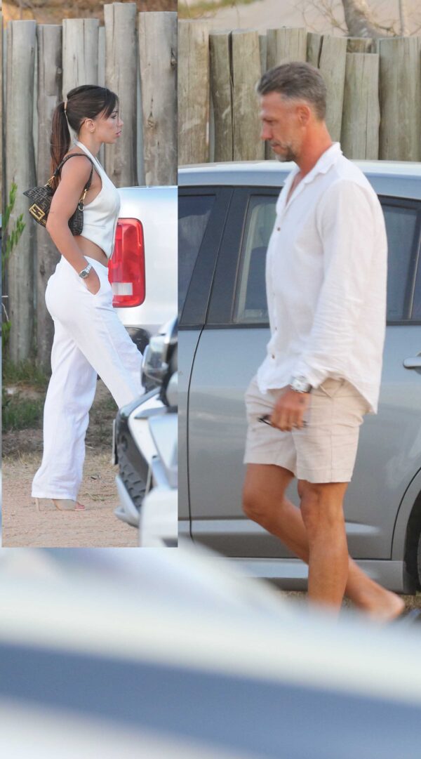 demi novia Demichelis fuerte discusion con su pareja